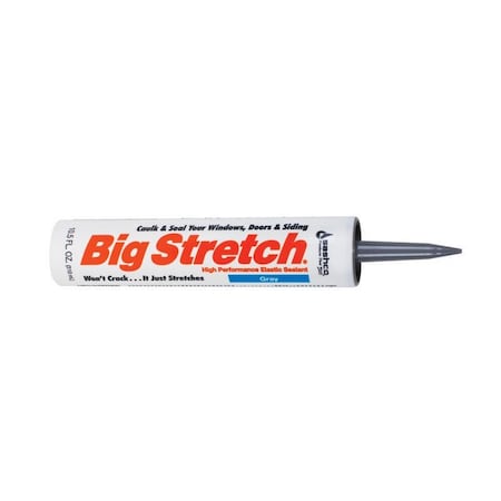 Big Stretch Sashco Big Stretch Gray Elastomeric Acrylic Latex Door/Siding/ Window Caulk 10.5 oz 10010
